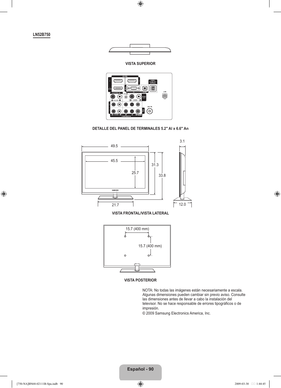 Samsung LN40B750U1FXZA User Manual | Page 196 / 290