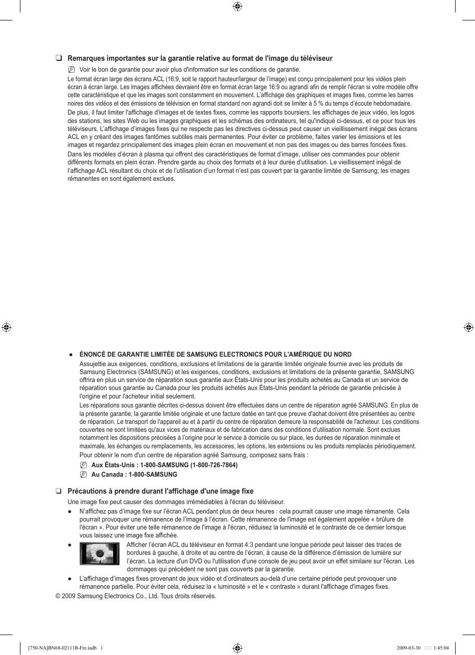 Samsung LN40B750U1FXZA User Manual | Page 199 / 290