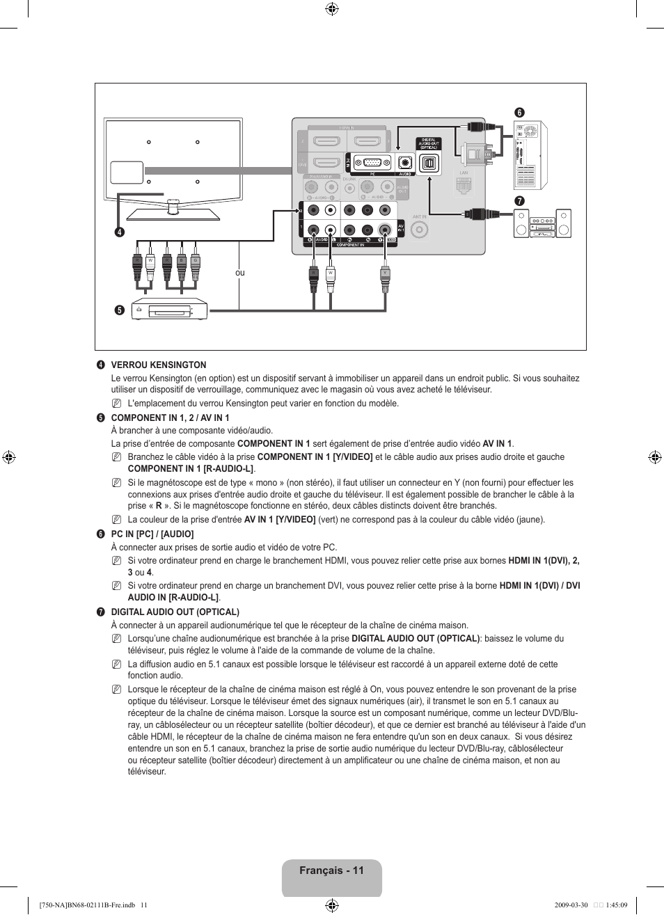 Samsung LN40B750U1FXZA User Manual | Page 210 / 290