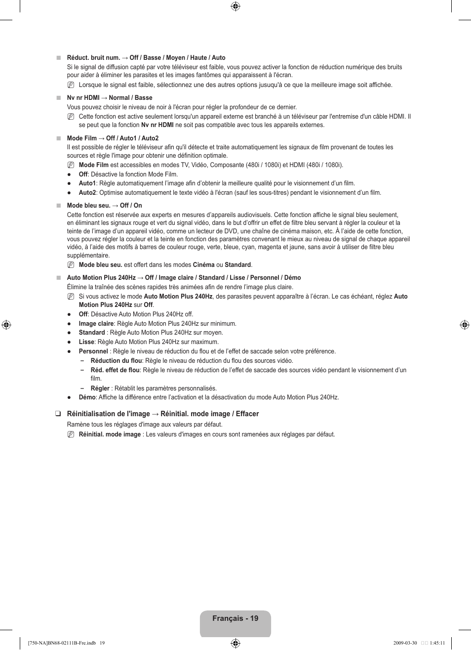 Samsung LN40B750U1FXZA User Manual | Page 218 / 290