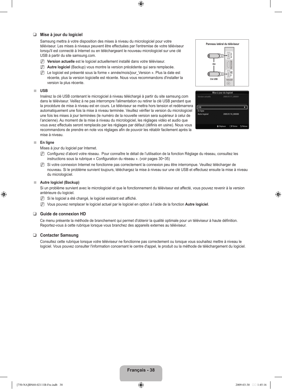 Samsung LN40B750U1FXZA User Manual | Page 237 / 290