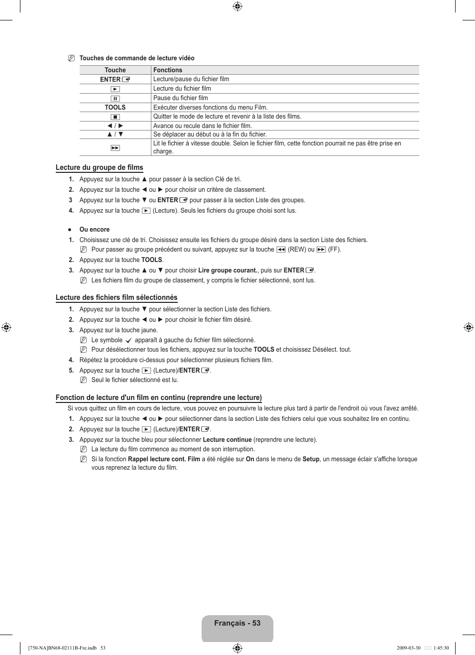 Samsung LN40B750U1FXZA User Manual | Page 252 / 290