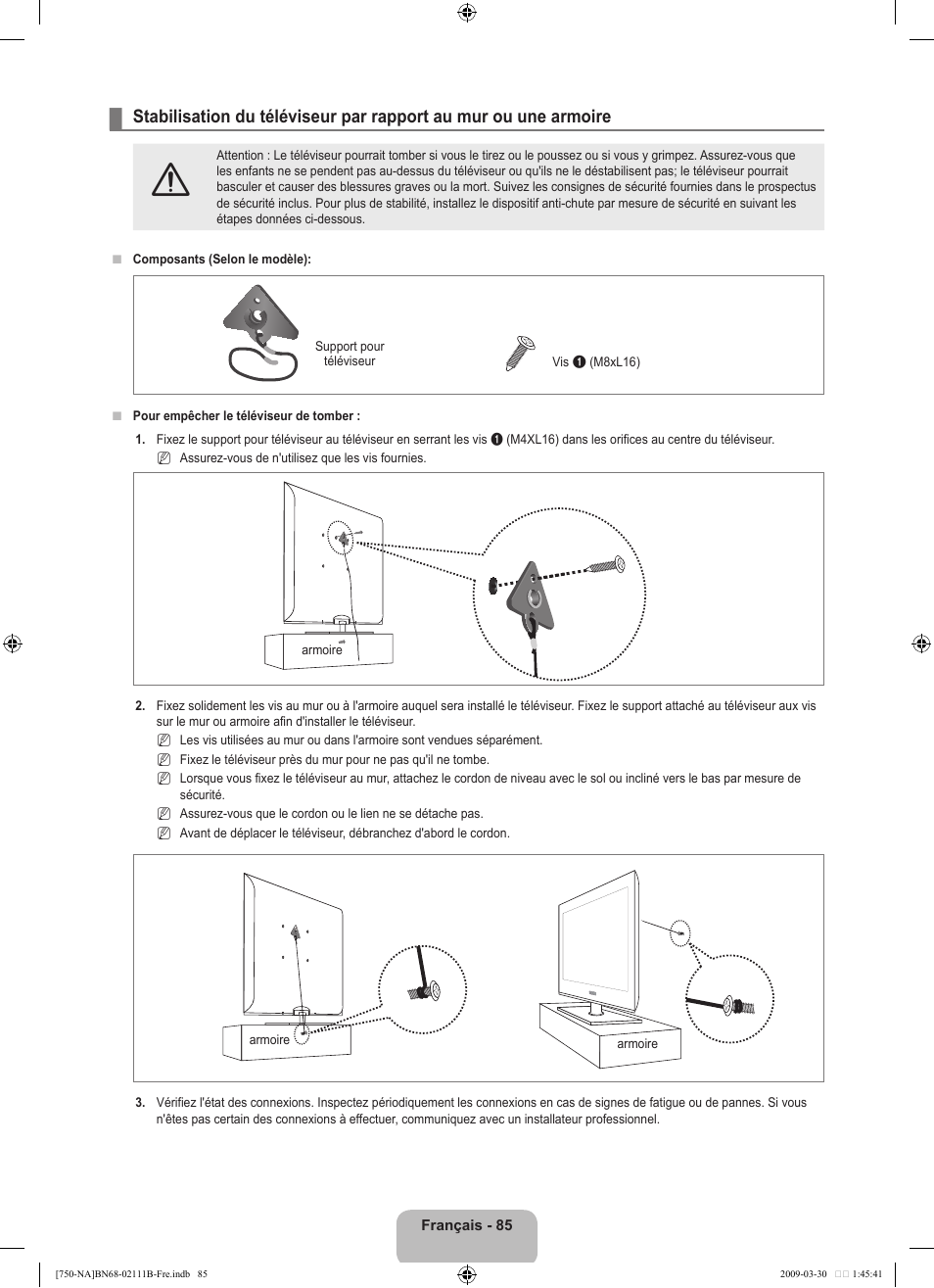 Samsung LN40B750U1FXZA User Manual | Page 284 / 290