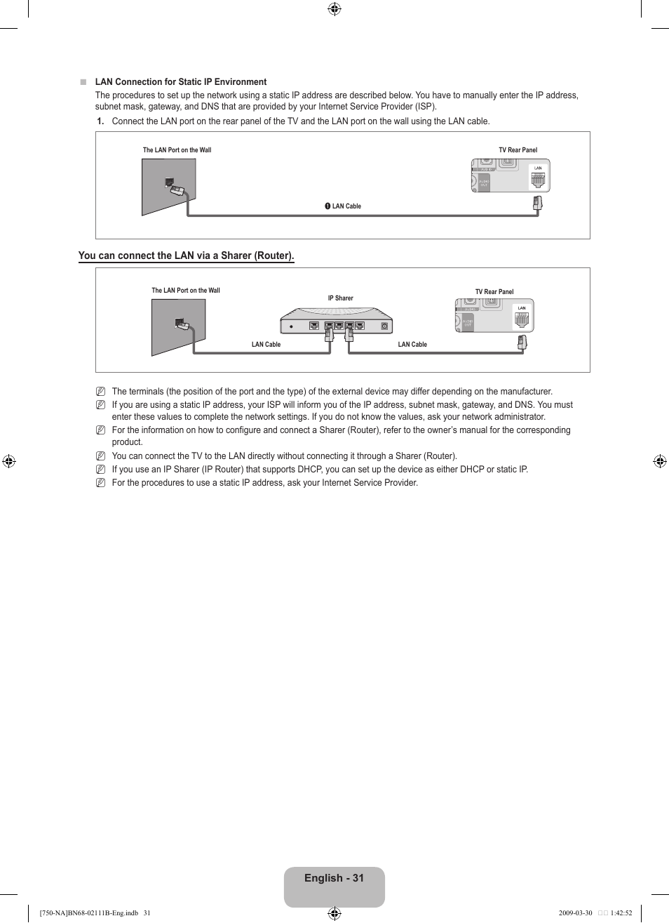 Samsung LN40B750U1FXZA User Manual | Page 33 / 290