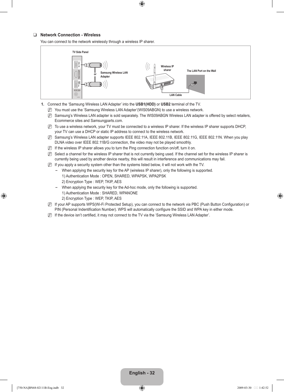 Samsung LN40B750U1FXZA User Manual | Page 34 / 290