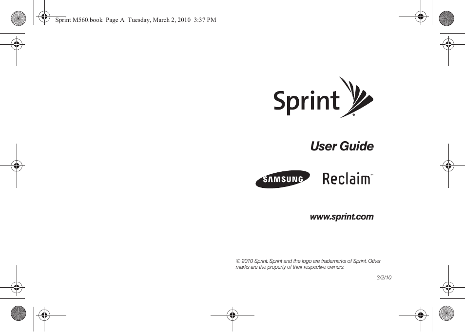 Samsung SPH-M560BLASPR User Manual | 222 pages