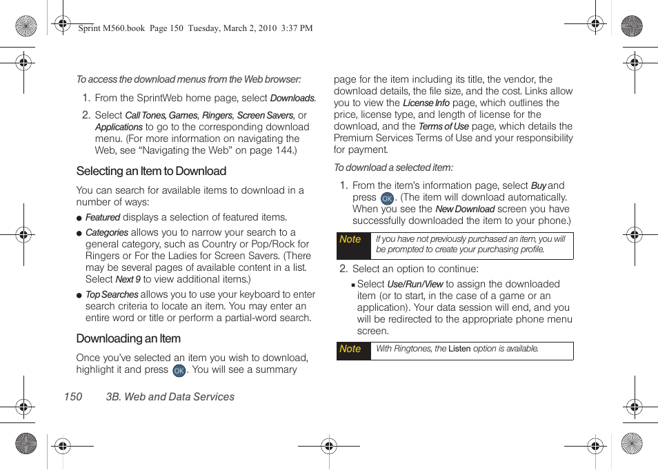 Samsung SPH-M560BLASPR User Manual | Page 166 / 222