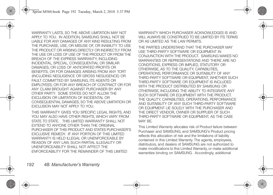 Samsung SPH-M560BLASPR User Manual | Page 208 / 222