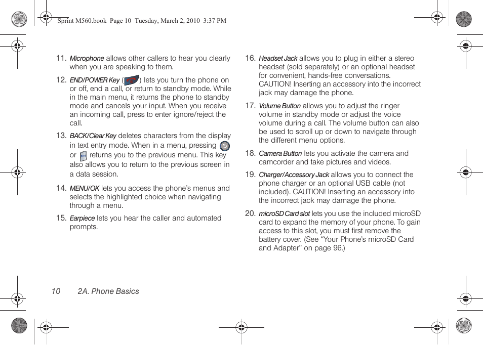 Samsung SPH-M560BLASPR User Manual | Page 26 / 222