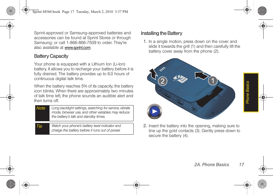 Samsung SPH-M560BLASPR User Manual | Page 33 / 222