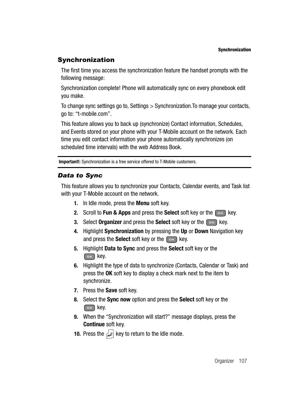 Samsung SGH-T439ZBATMB User Manual | Page 107 / 171