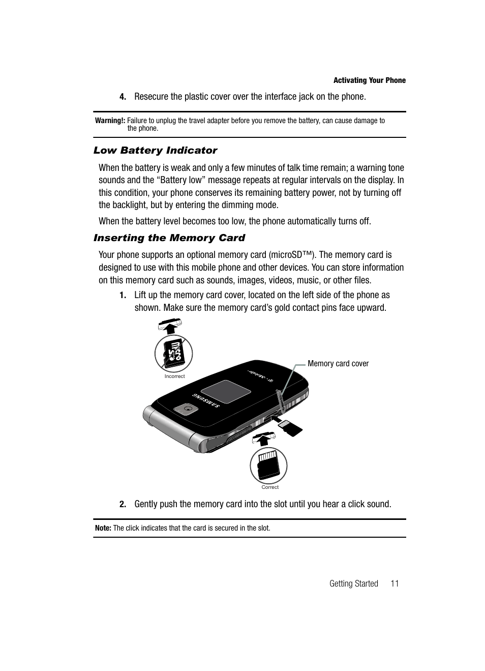Samsung SGH-T439ZBATMB User Manual | Page 11 / 171