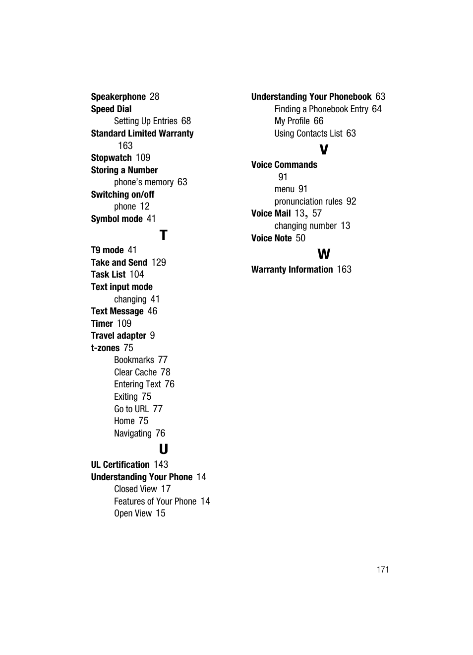 Samsung SGH-T439ZBATMB User Manual | Page 171 / 171