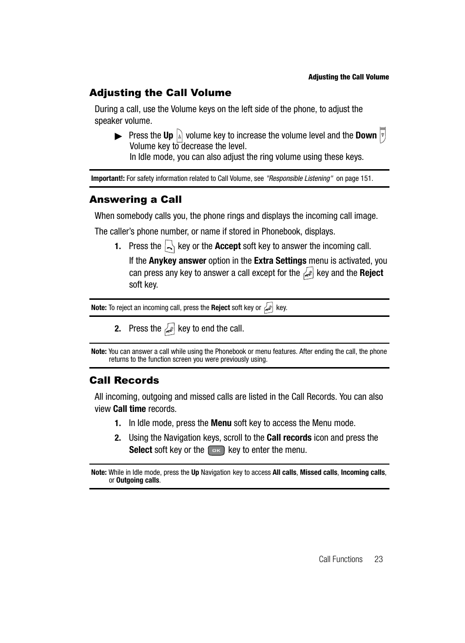 Samsung SGH-T439ZBATMB User Manual | Page 23 / 171