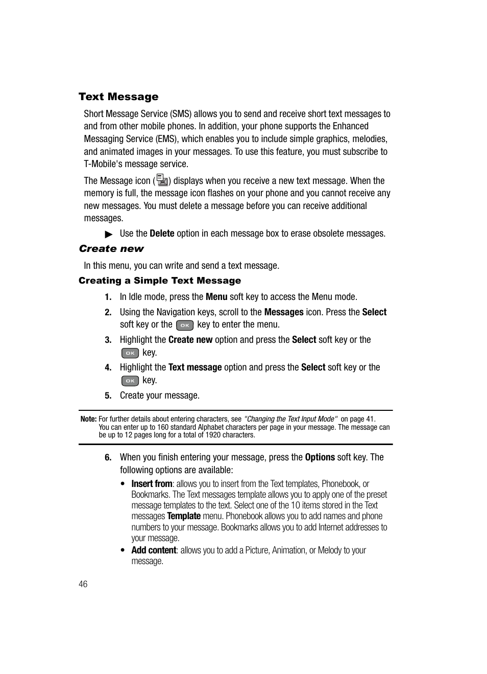 Samsung SGH-T439ZBATMB User Manual | Page 46 / 171