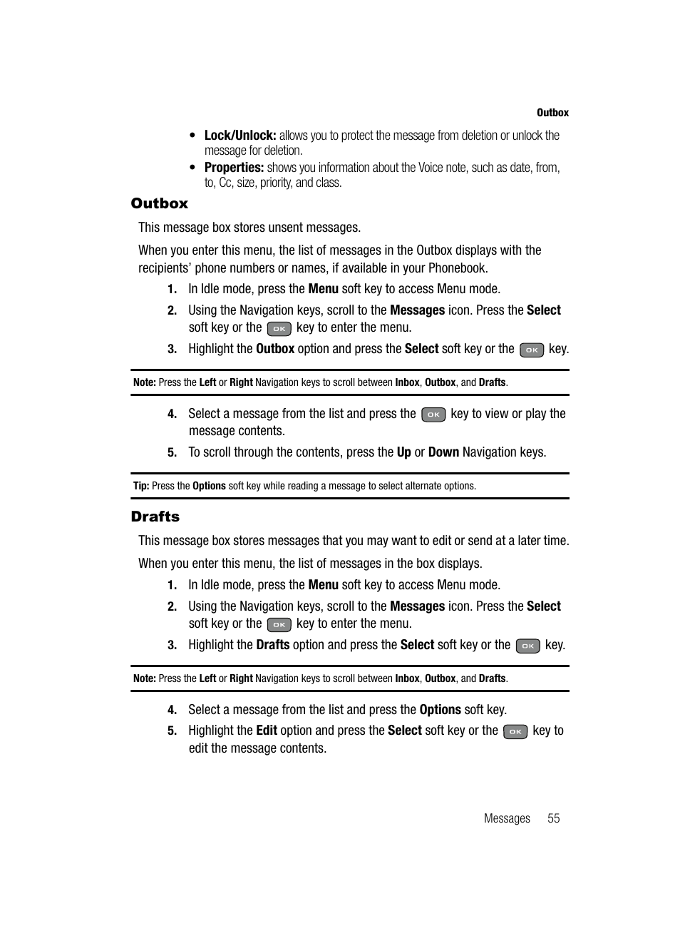 Samsung SGH-T439ZBATMB User Manual | Page 55 / 171