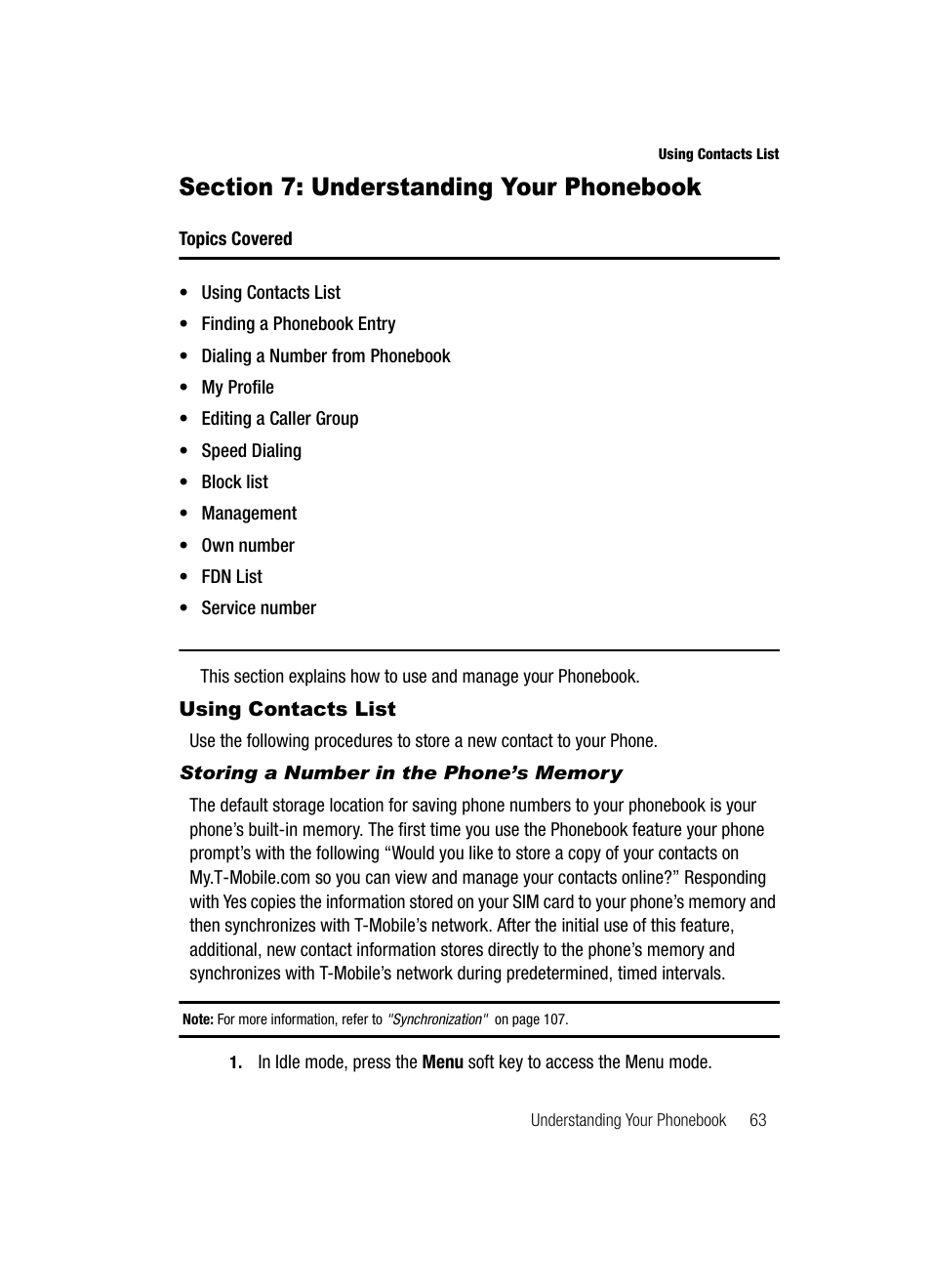 Samsung SGH-T439ZBATMB User Manual | Page 63 / 171