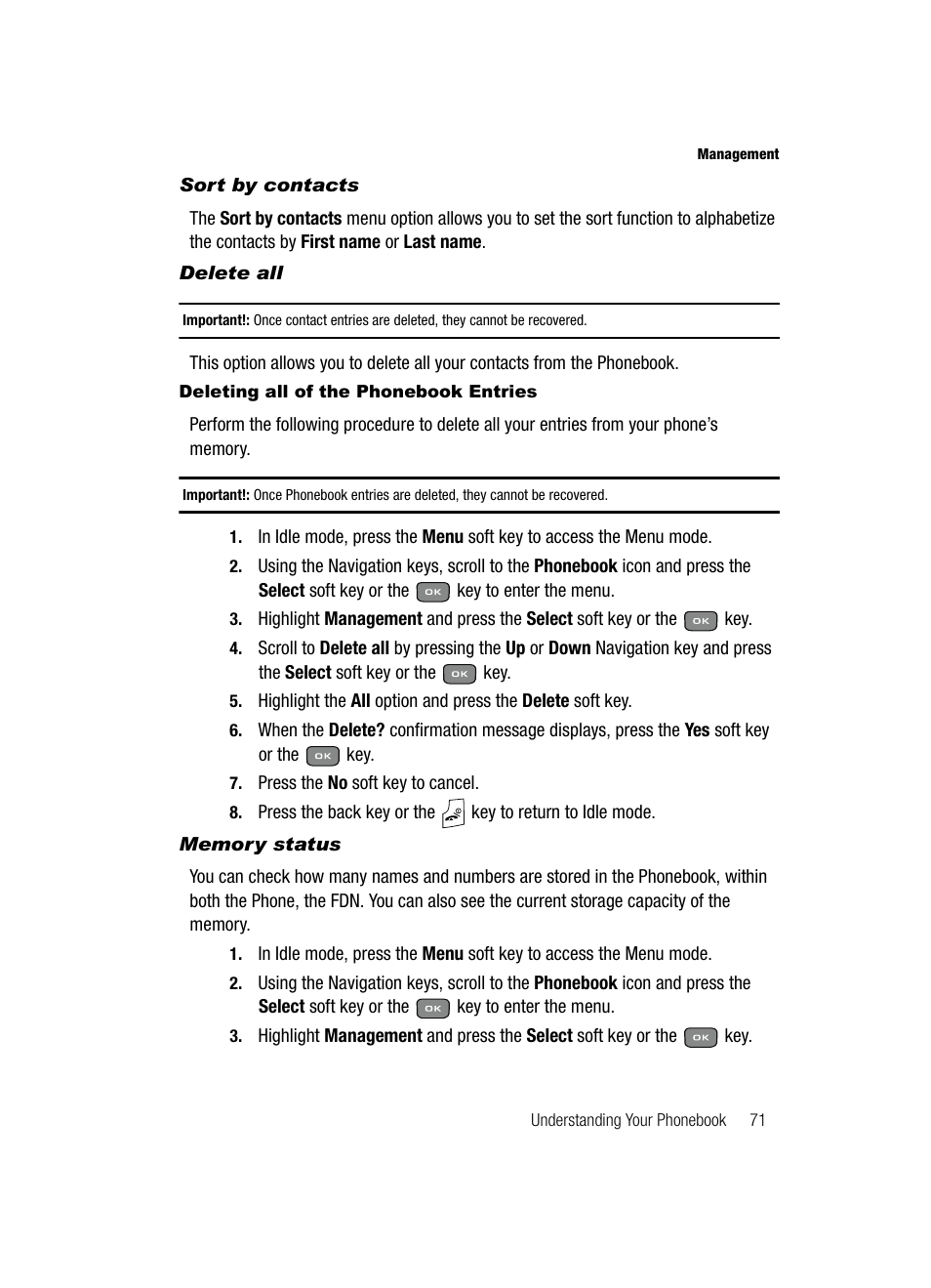 Samsung SGH-T439ZBATMB User Manual | Page 71 / 171