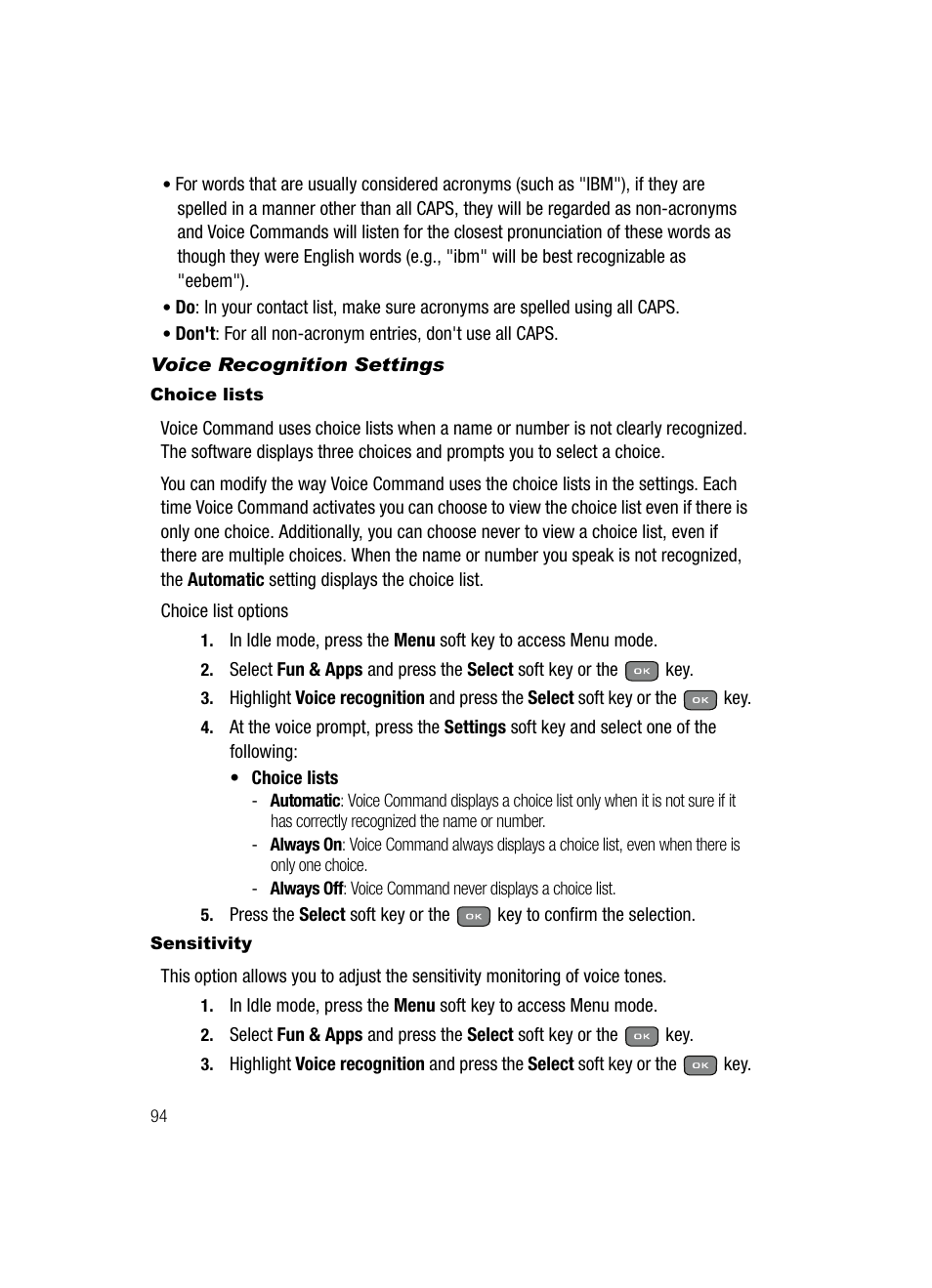 Samsung SGH-T439ZBATMB User Manual | Page 94 / 171