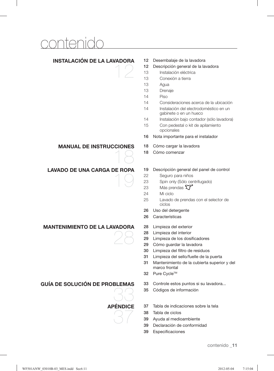 Samsung WF501ANW-XAA User Manual | Page 55 / 132