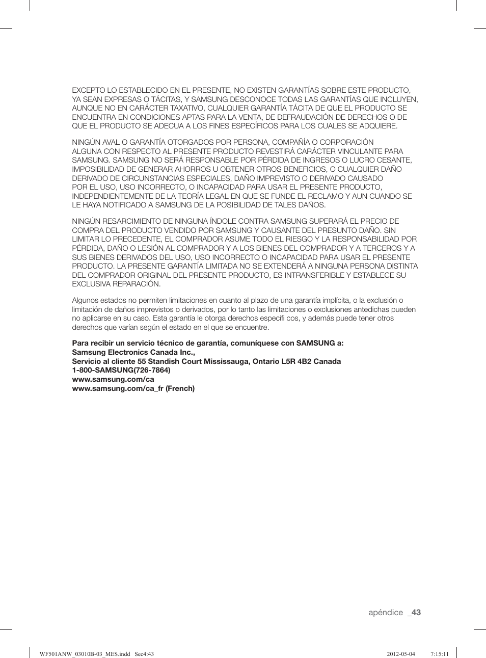 Samsung WF501ANW-XAA User Manual | Page 87 / 132