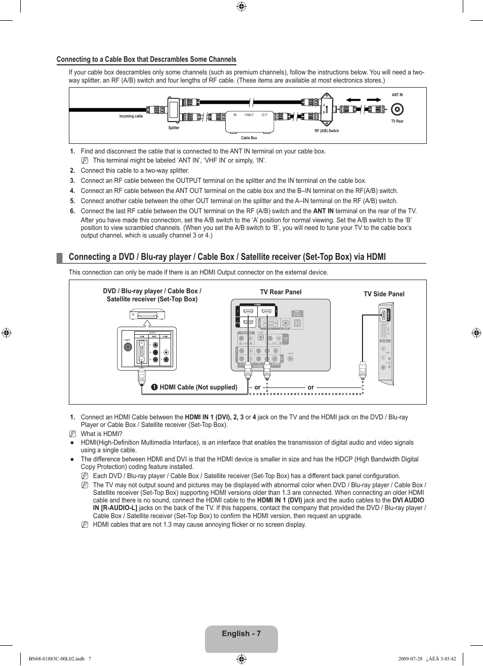 Samsung LN32B550K1FXZA User Manual | Page 9 / 101