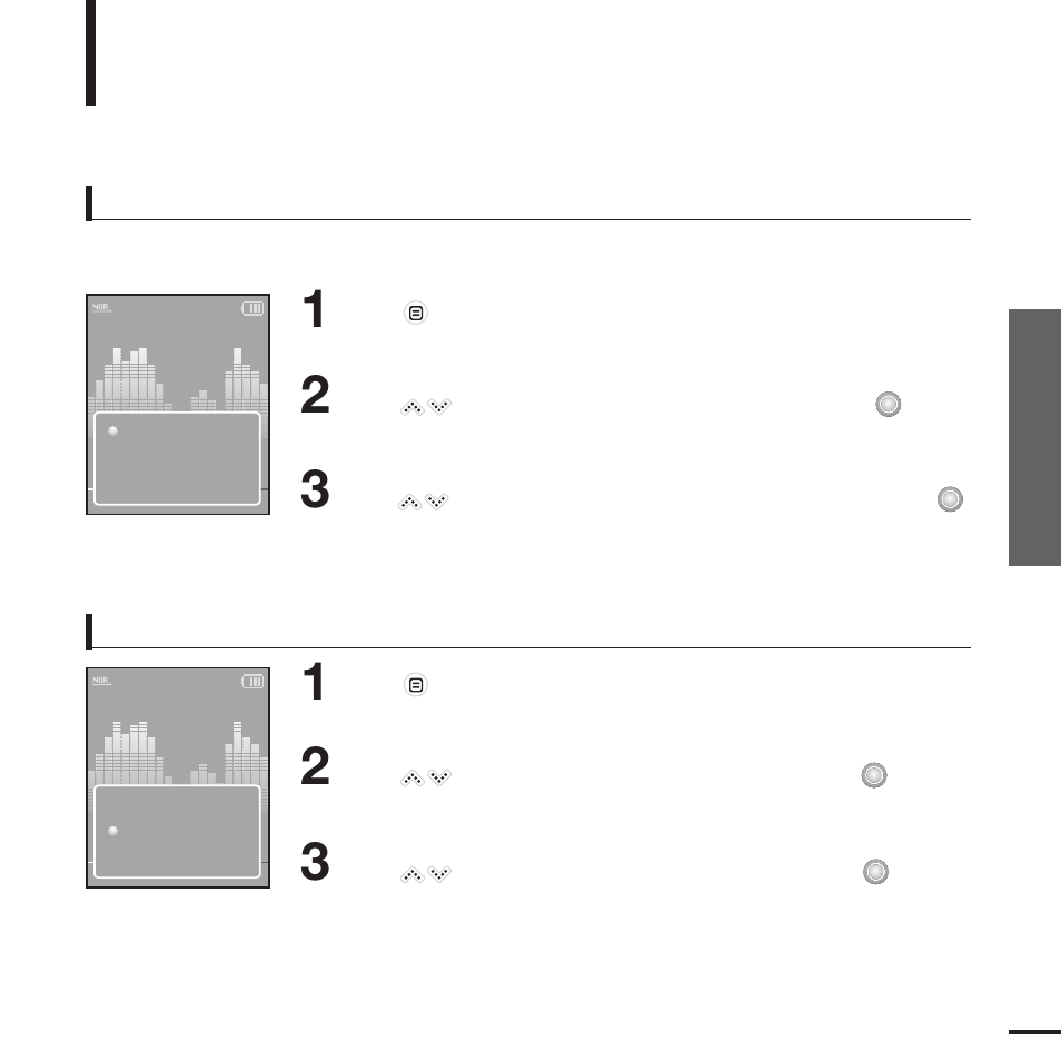 Using the music option menu | Samsung YP-K3JAB-XAA User Manual | Page 29 / 59