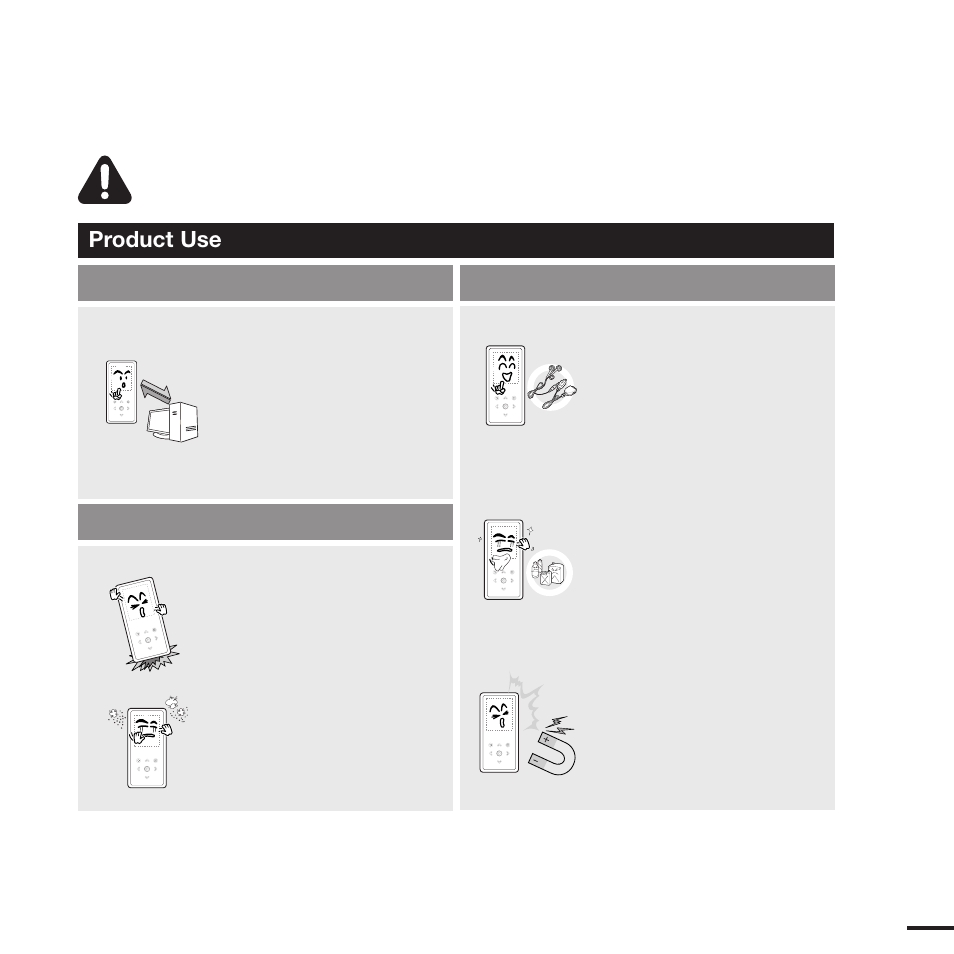 Caution | Samsung YP-K3JAB-XAA User Manual | Page 3 / 59