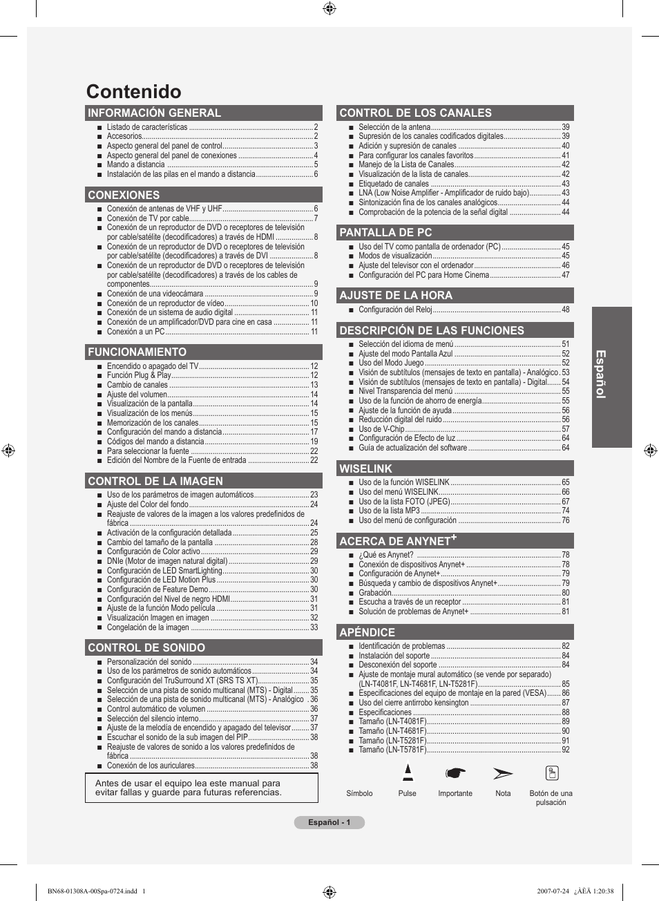 Samsung LNT4081FX-XAA User Manual | Page 191 / 283