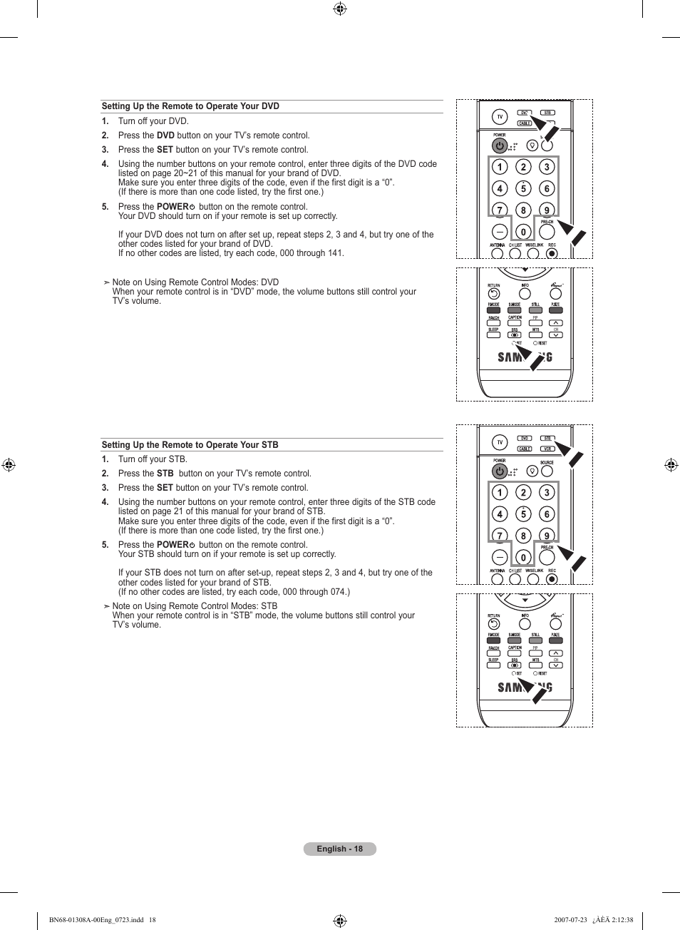 Samsung LNT4081FX-XAA User Manual | Page 20 / 283