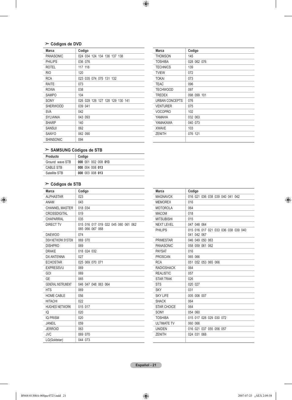 Samsung LNT4081FX-XAA User Manual | Page 211 / 283