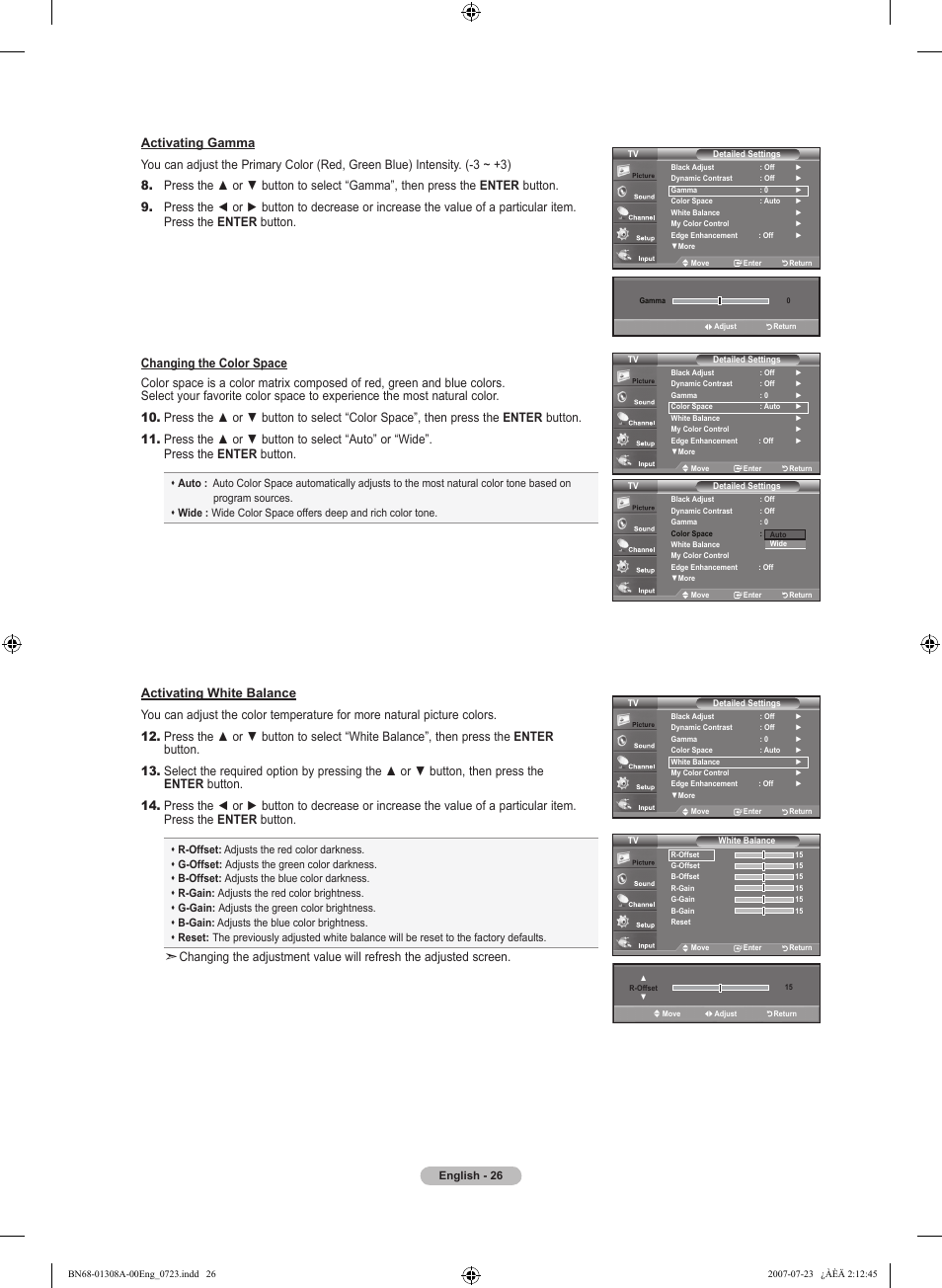 Samsung LNT4081FX-XAA User Manual | Page 28 / 283