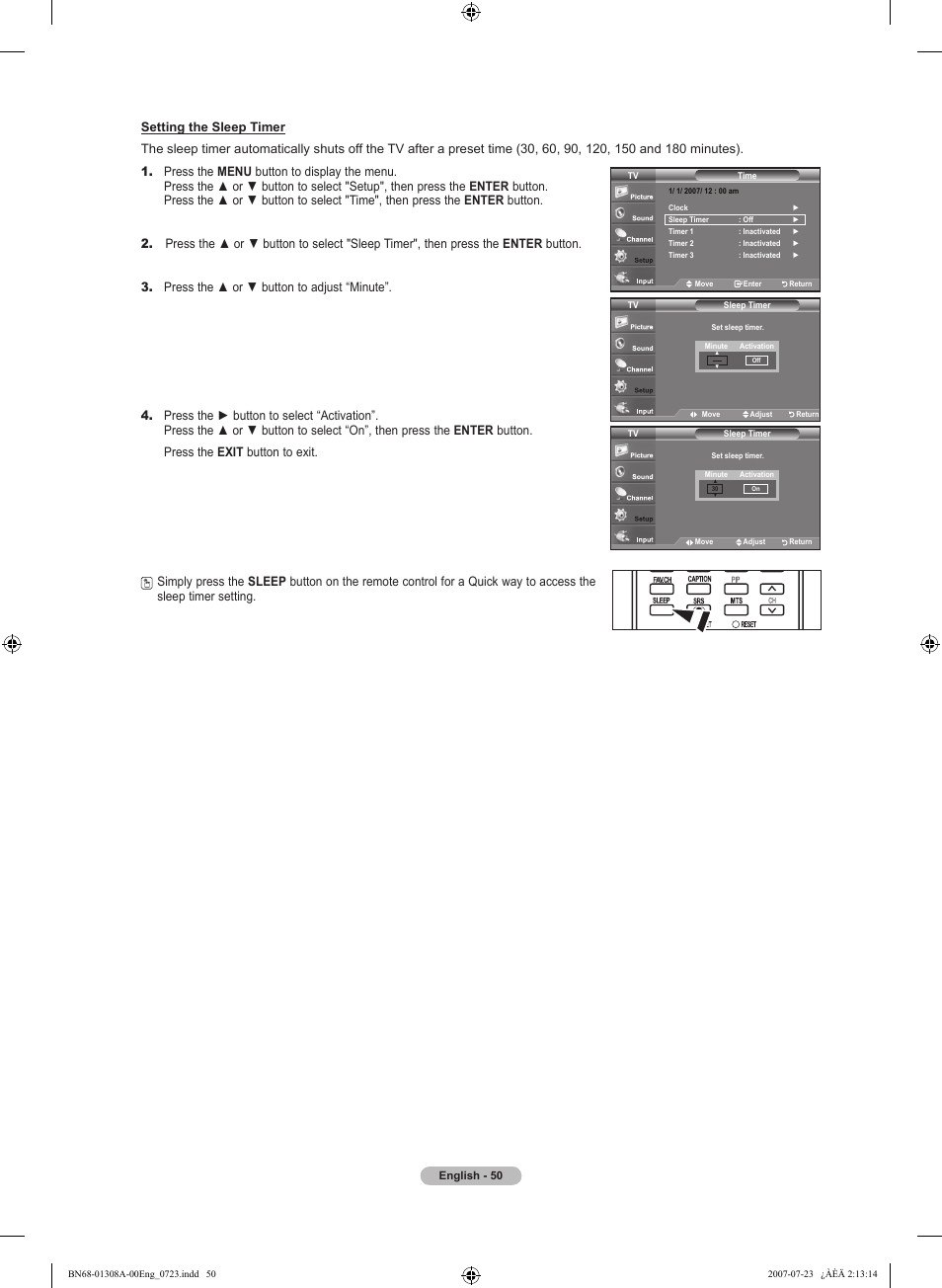 Samsung LNT4081FX-XAA User Manual | Page 52 / 283