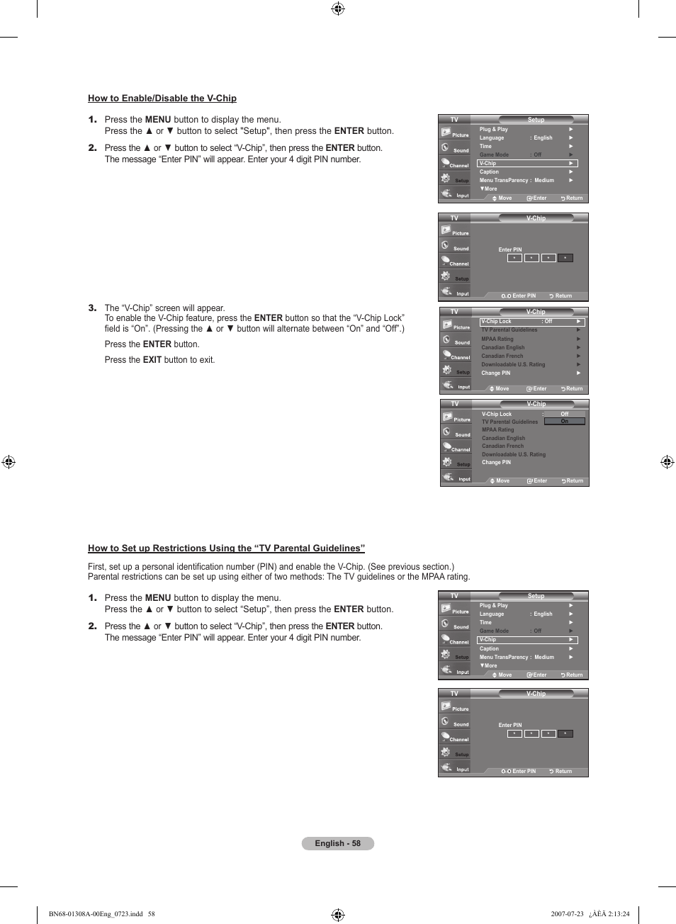 Samsung LNT4081FX-XAA User Manual | Page 60 / 283