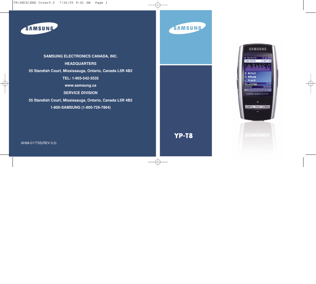 Samsung YP-T8Z-XAA User Manual | 47 pages