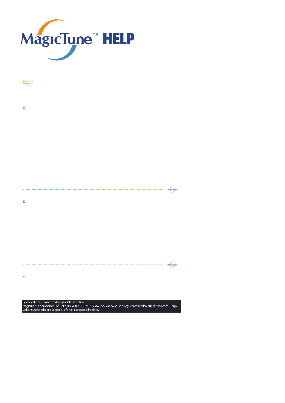 Magictune, Overview, What is magictune | Basic functionality, Osd mode | Samsung KS17CNKWH-XAZ User Manual | Page 30 / 67