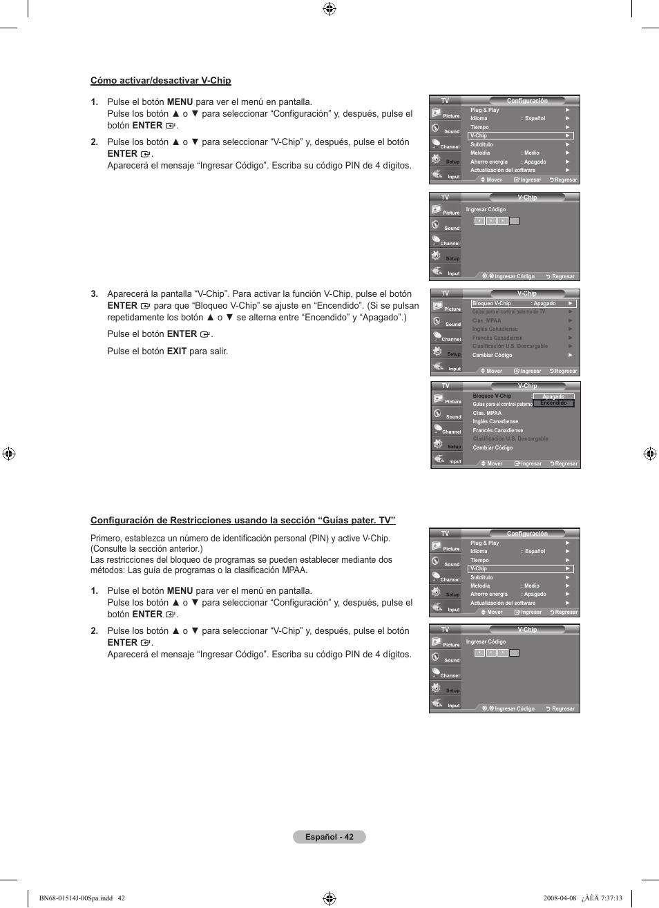 Samsung LN22A330J1DXZA User Manual | Page 102 / 117