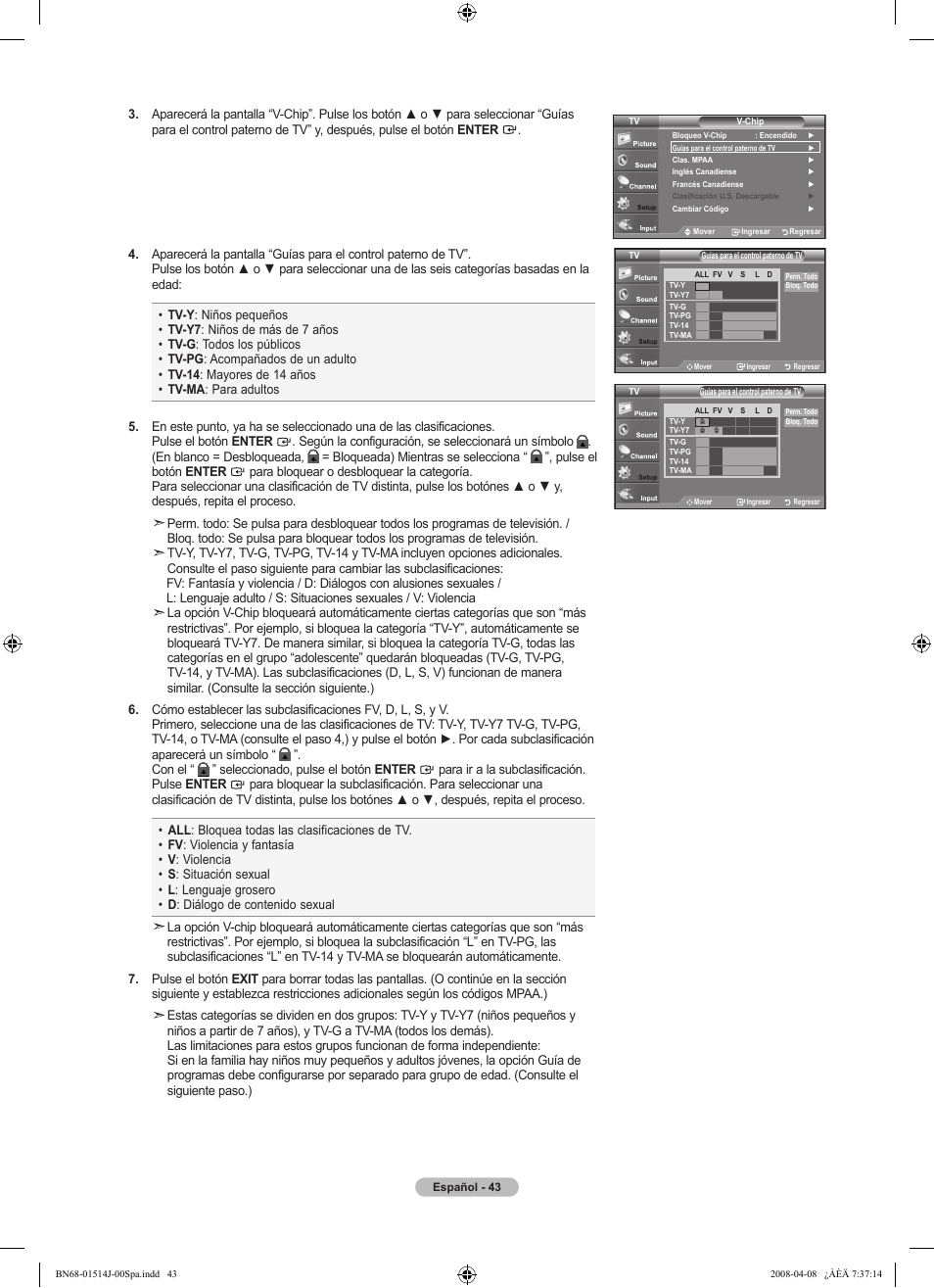 Samsung LN22A330J1DXZA User Manual | Page 103 / 117