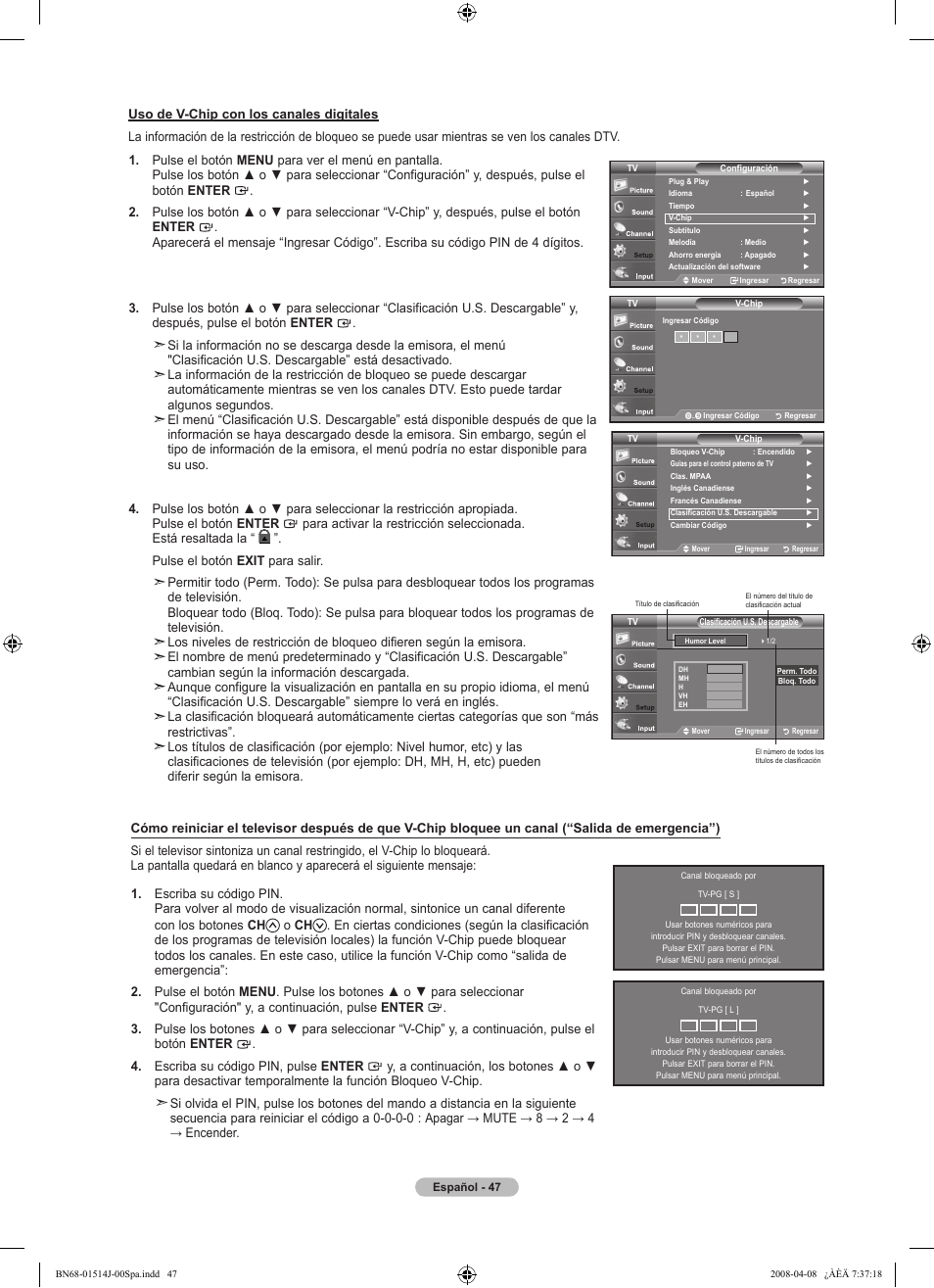 Samsung LN22A330J1DXZA User Manual | Page 107 / 117