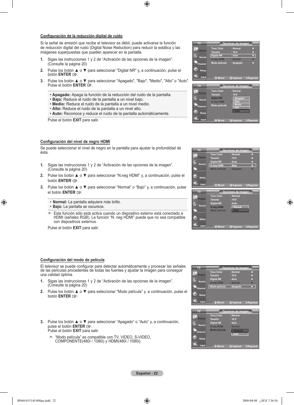 Samsung LN22A330J1DXZA User Manual | Page 82 / 117