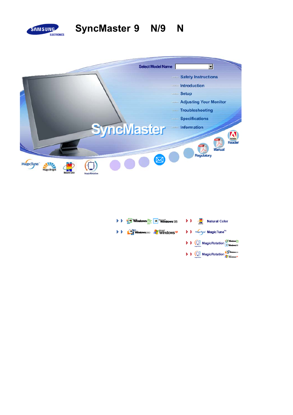 Samsung LS17MJAKSZ-XAX User Manual | 78 pages