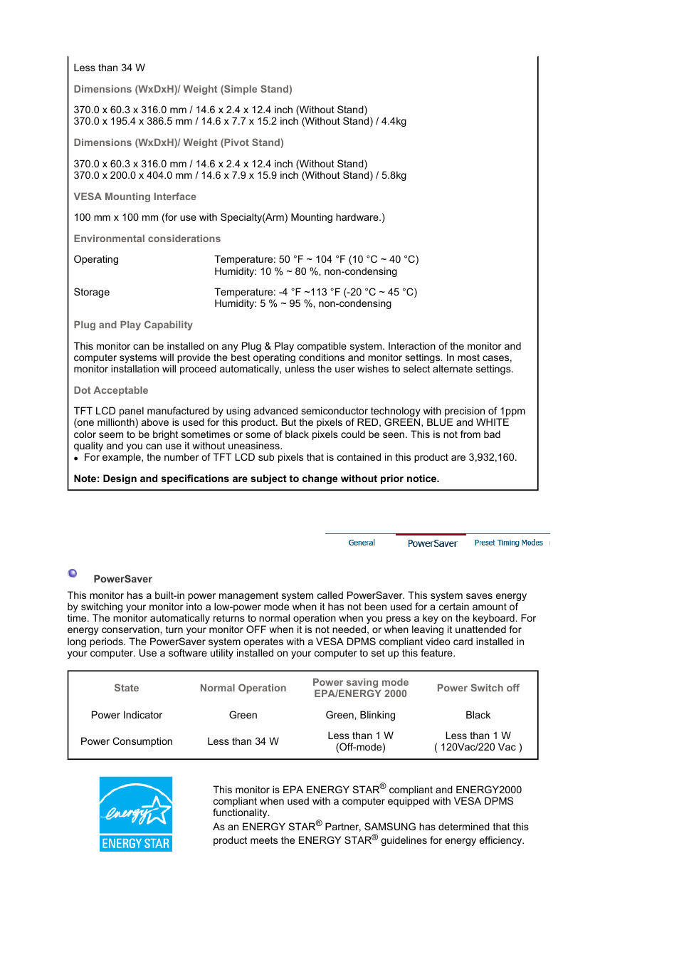 Samsung LS17MJAKSZ-XAX User Manual | Page 70 / 78