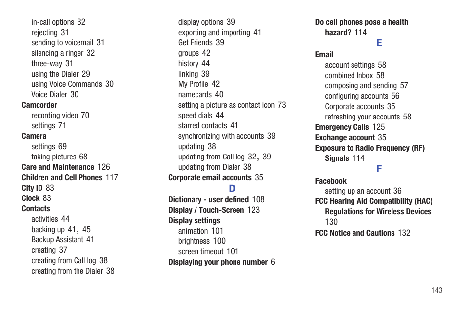 Samsung SCH-I100ZKAUSC User Manual | Page 147 / 151