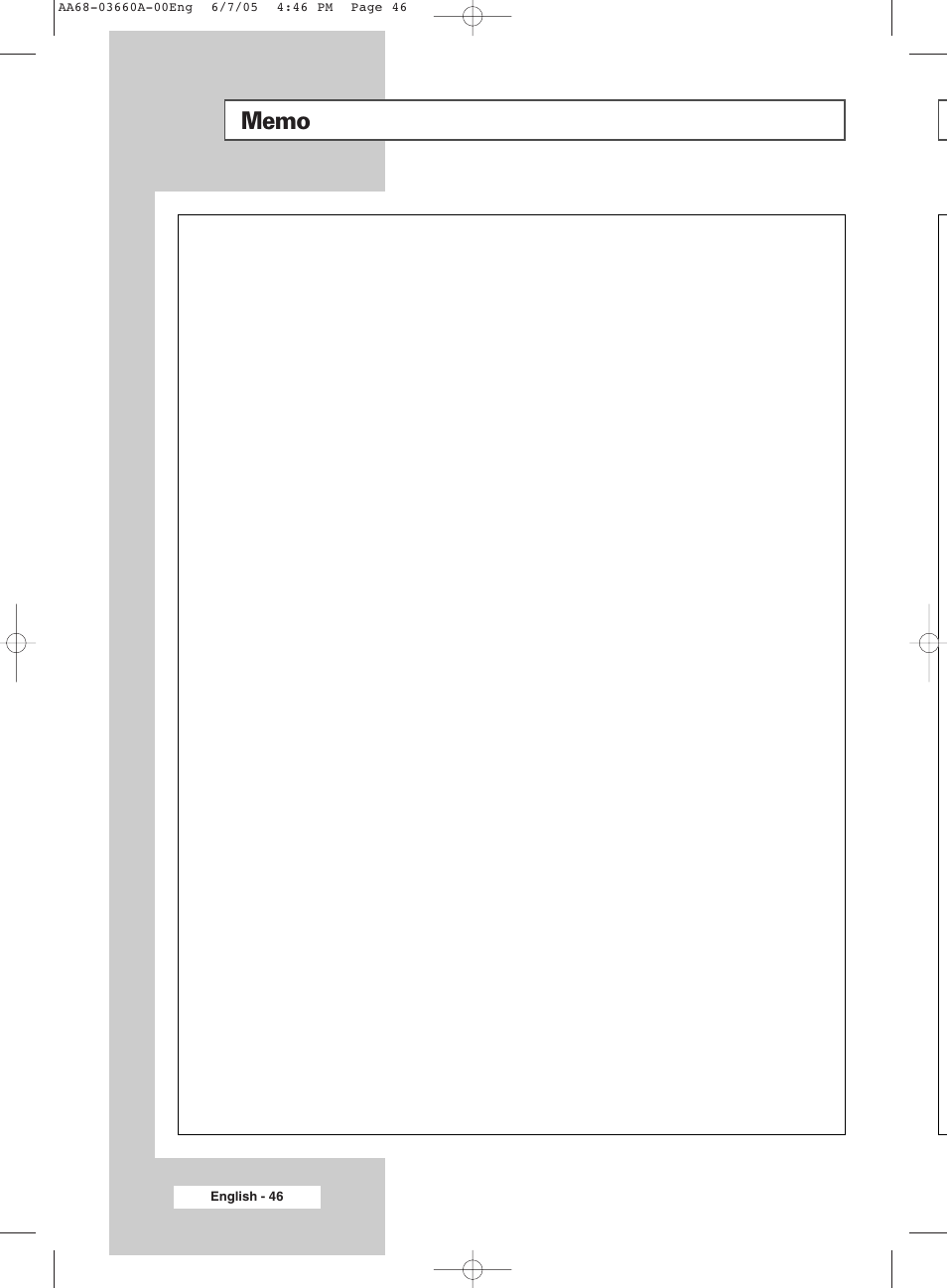 Samsung WS32Z306VBXXEC User Manual | Page 46 / 48