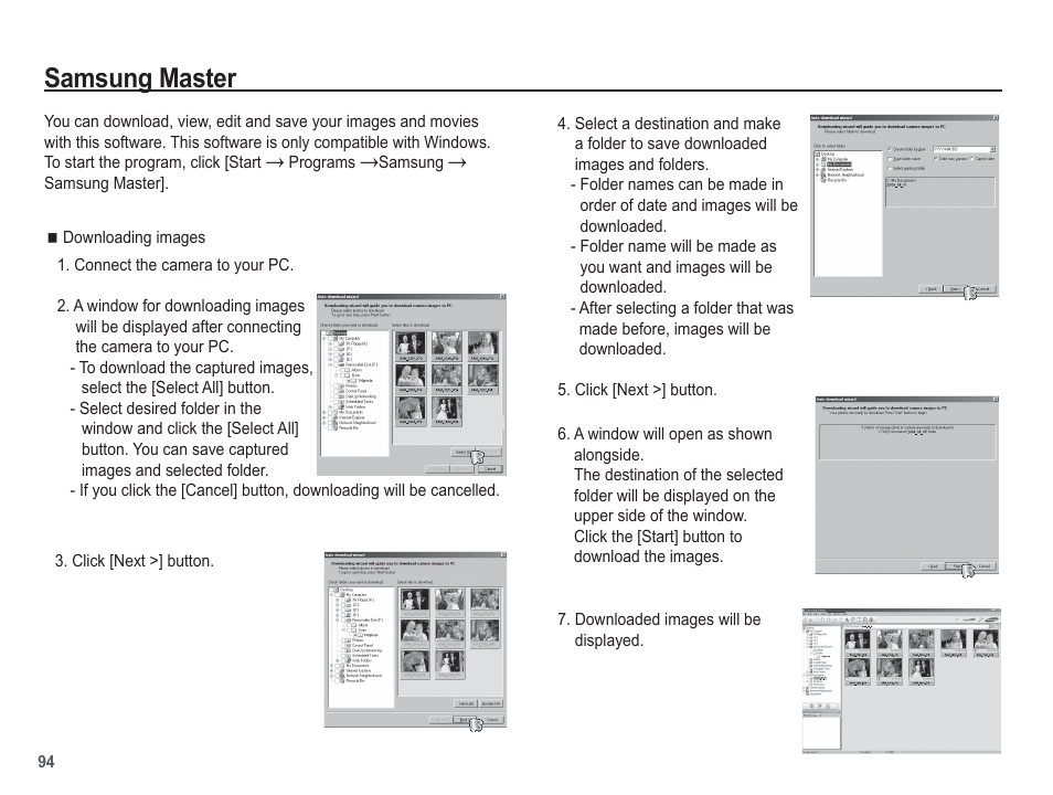 Samsung master | Samsung EC-SL35ZZBARUS User Manual | Page 95 / 102