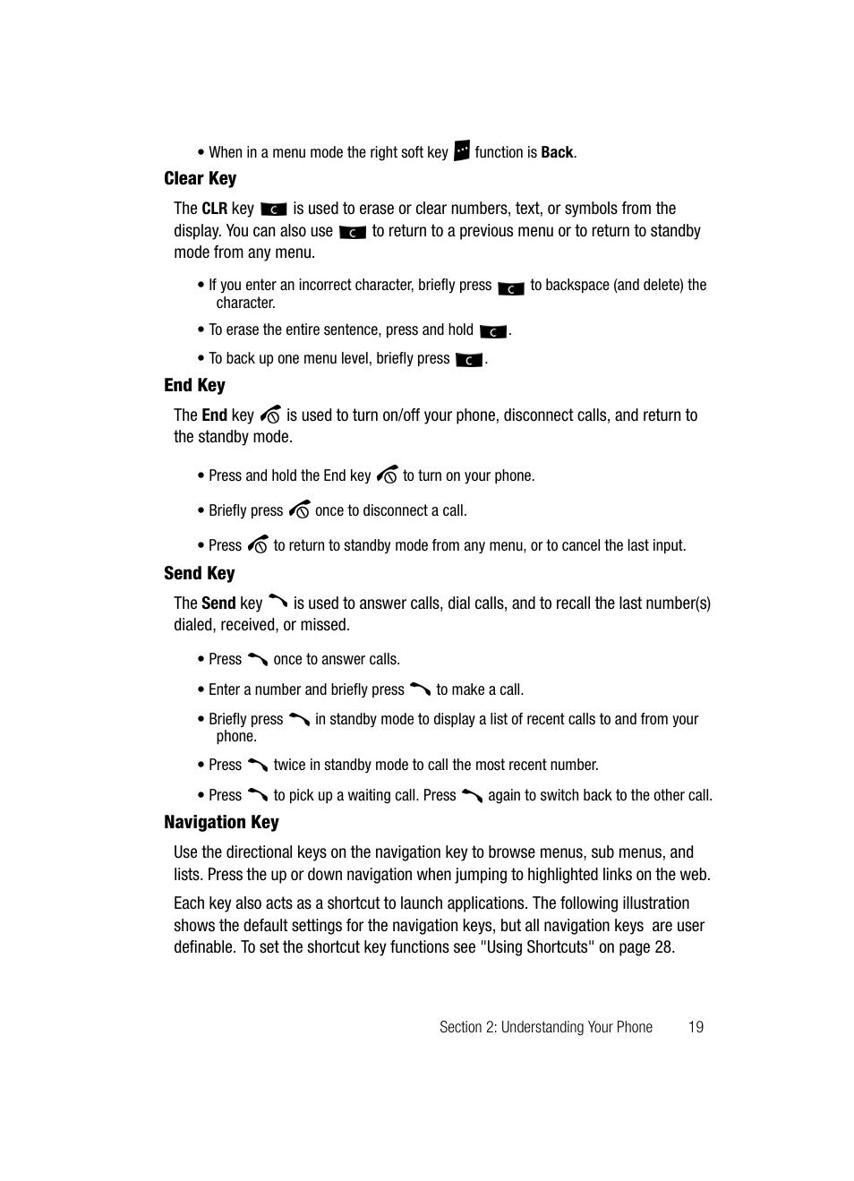 Samsung SGH-D807ZKACIN User Manual | Page 19 / 137