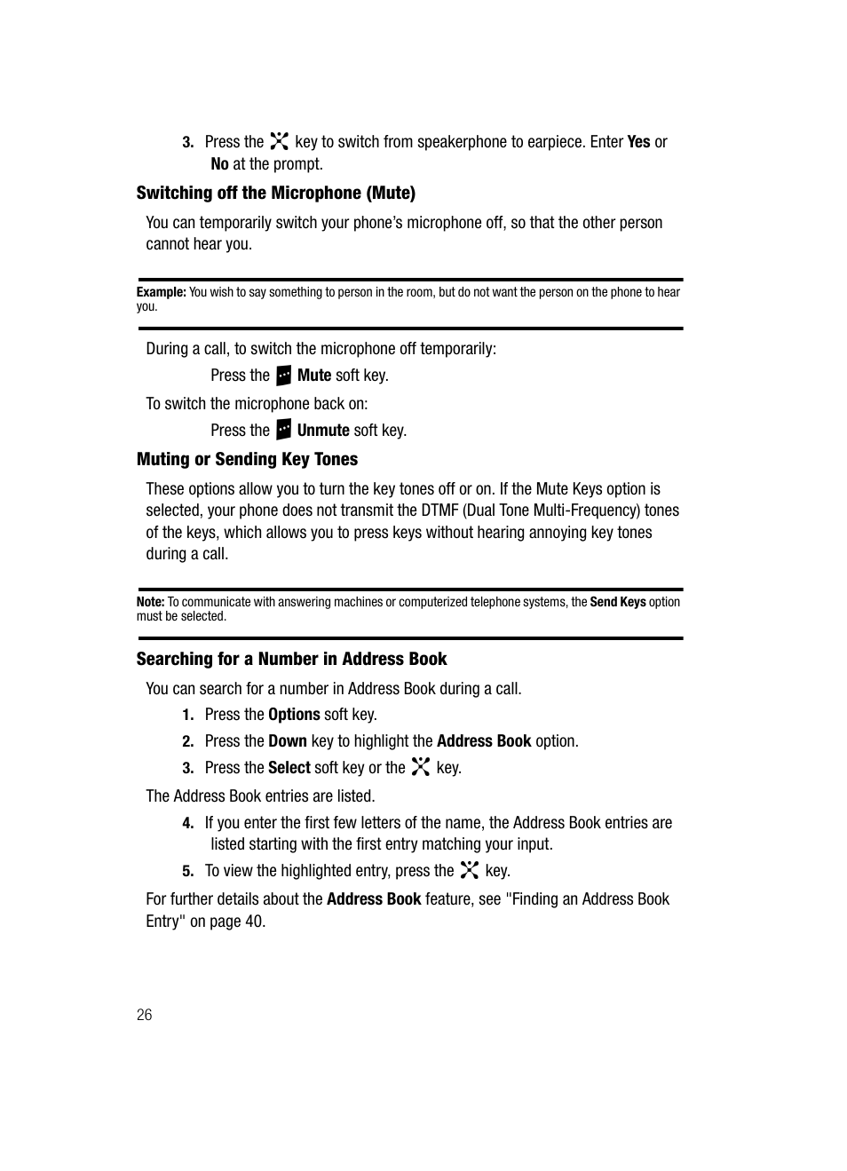 Samsung SGH-D807ZKACIN User Manual | Page 26 / 137