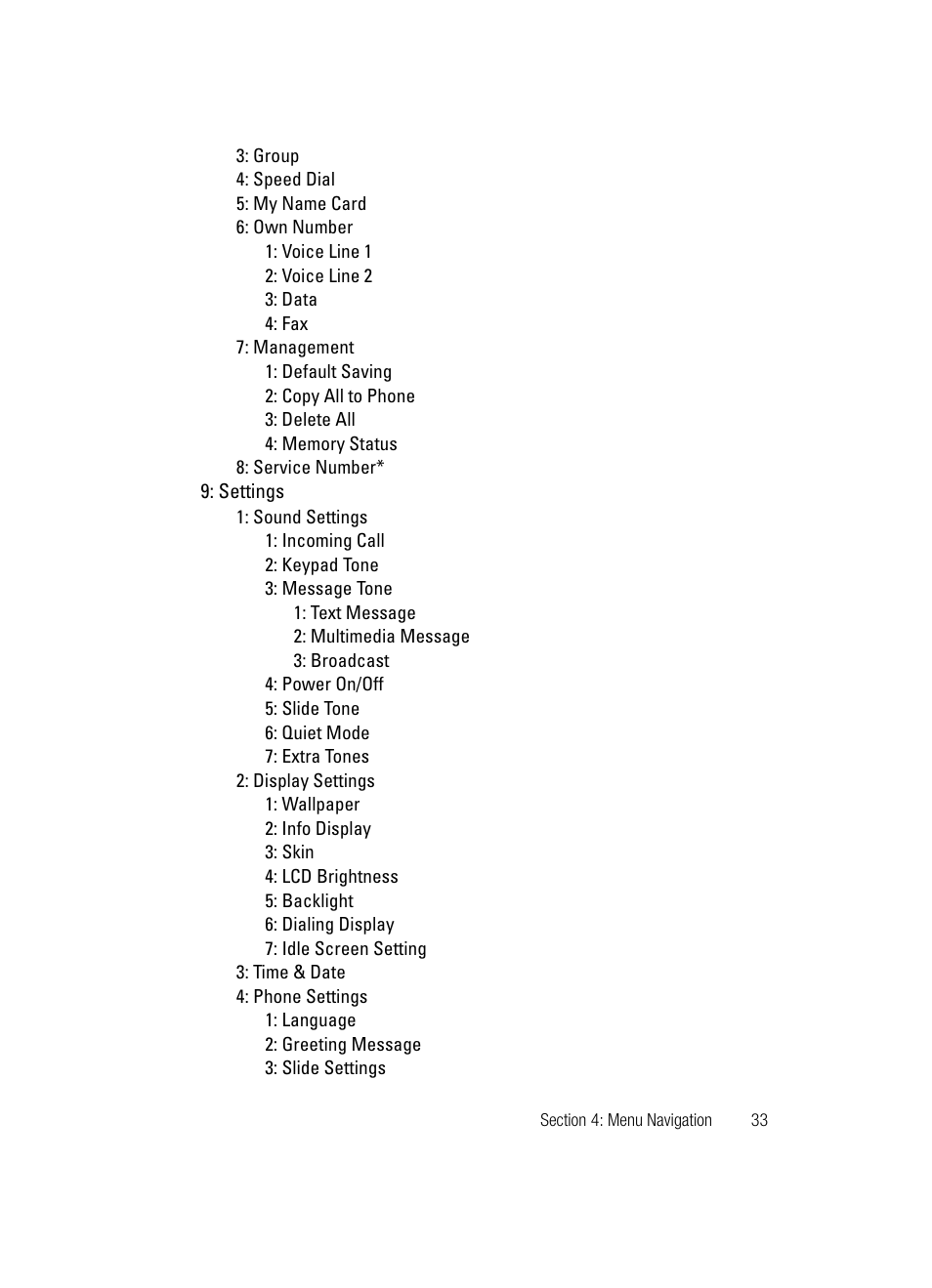 Samsung SGH-D807ZKACIN User Manual | Page 33 / 137