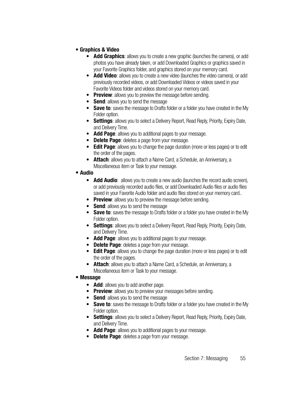 Samsung SGH-D807ZKACIN User Manual | Page 55 / 137