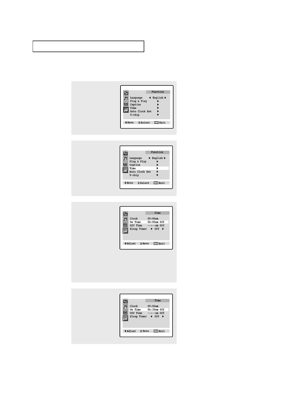 Setting the on/off timer | Samsung TXN3235FX-XAC User Manual | Page 49 / 60